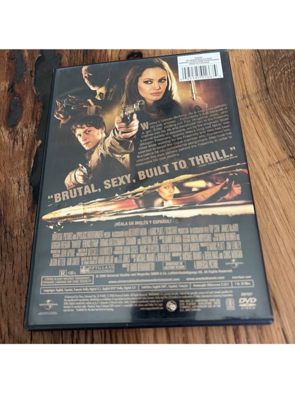 Wanted (DVD, 2008) Tested Working Rated R - Picture 2 of 4